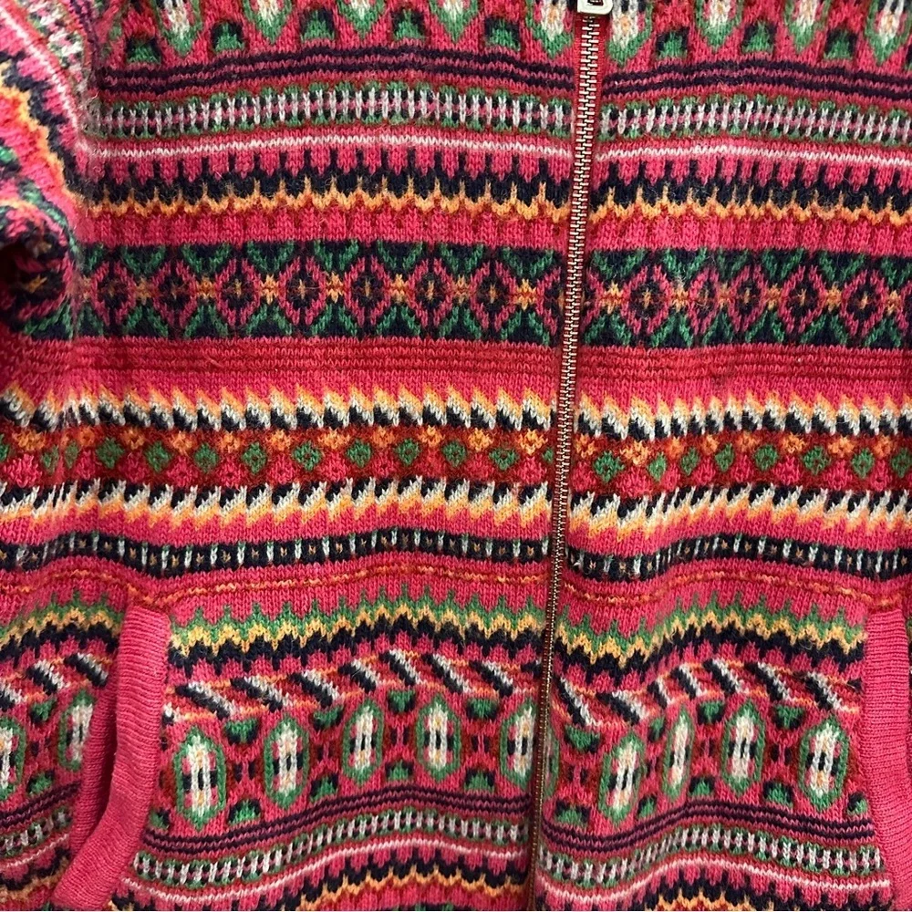 Bogner Fire & Ice Wool Zipper Sweater Vintage Inspired Size Large Women’s - Picture 7 of 16